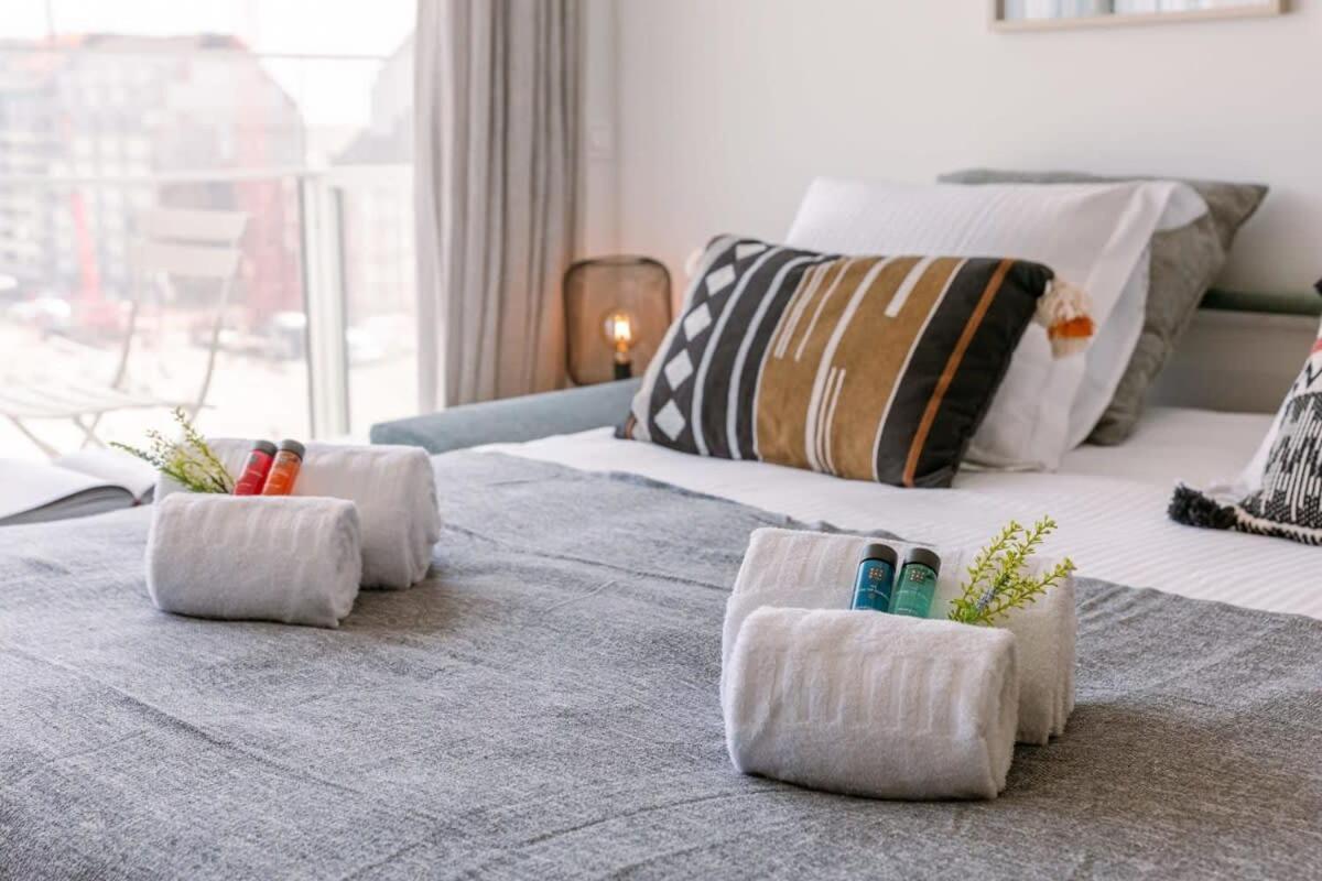Stunning Studio With Sea-View And Terrace Lägenhet Knokke-Heist Exteriör bild